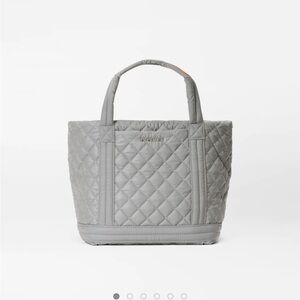 EUC MZ Wallace Small Empire Reflective Silver w/dustbag